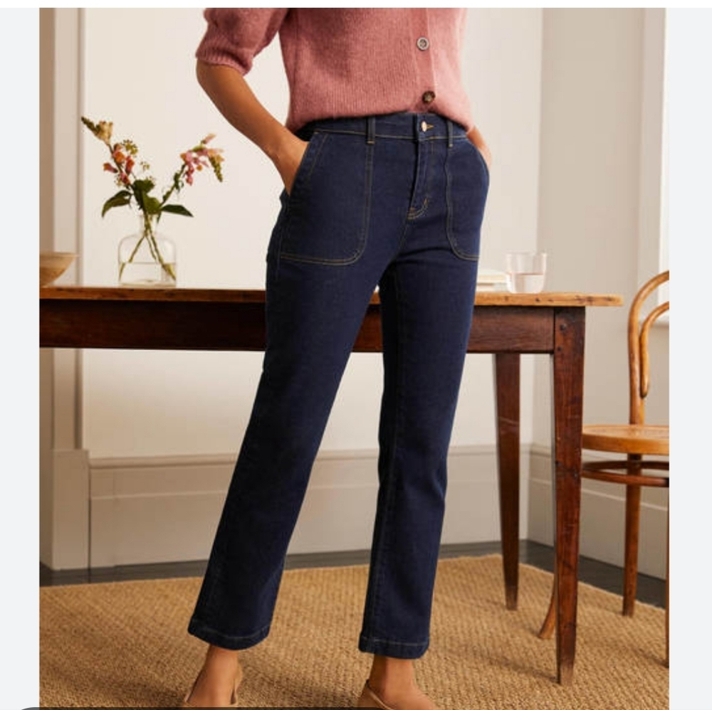 Boden Utility Flare Leg Jeans - 4